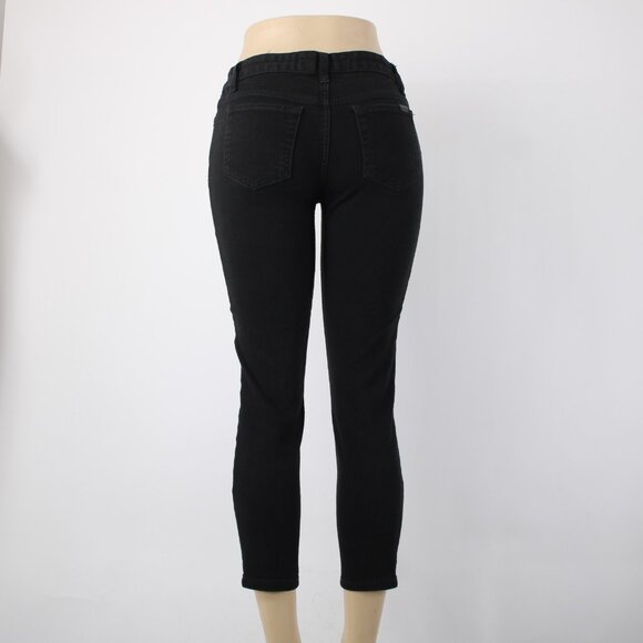 Joes Jeans The Audrey Sz 25 x 25 Black Denim Retro Ankle Pockets Cotton Jeans - Picture 8 of 16